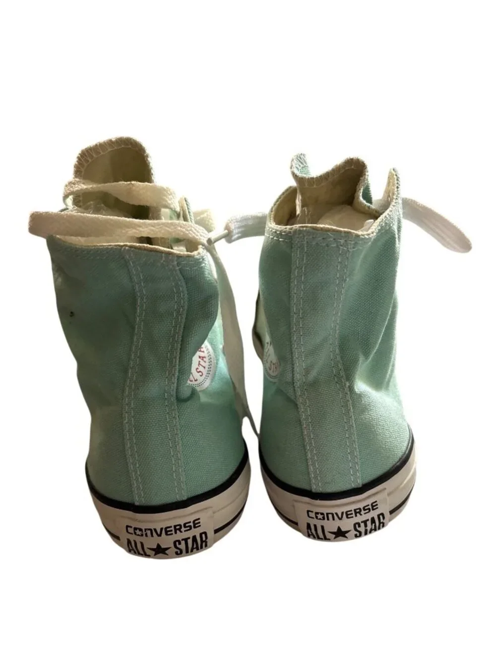 Converse Chuck Taylor All Star High-Top Sneakers Mint Green Canvas Women 8 Men 6